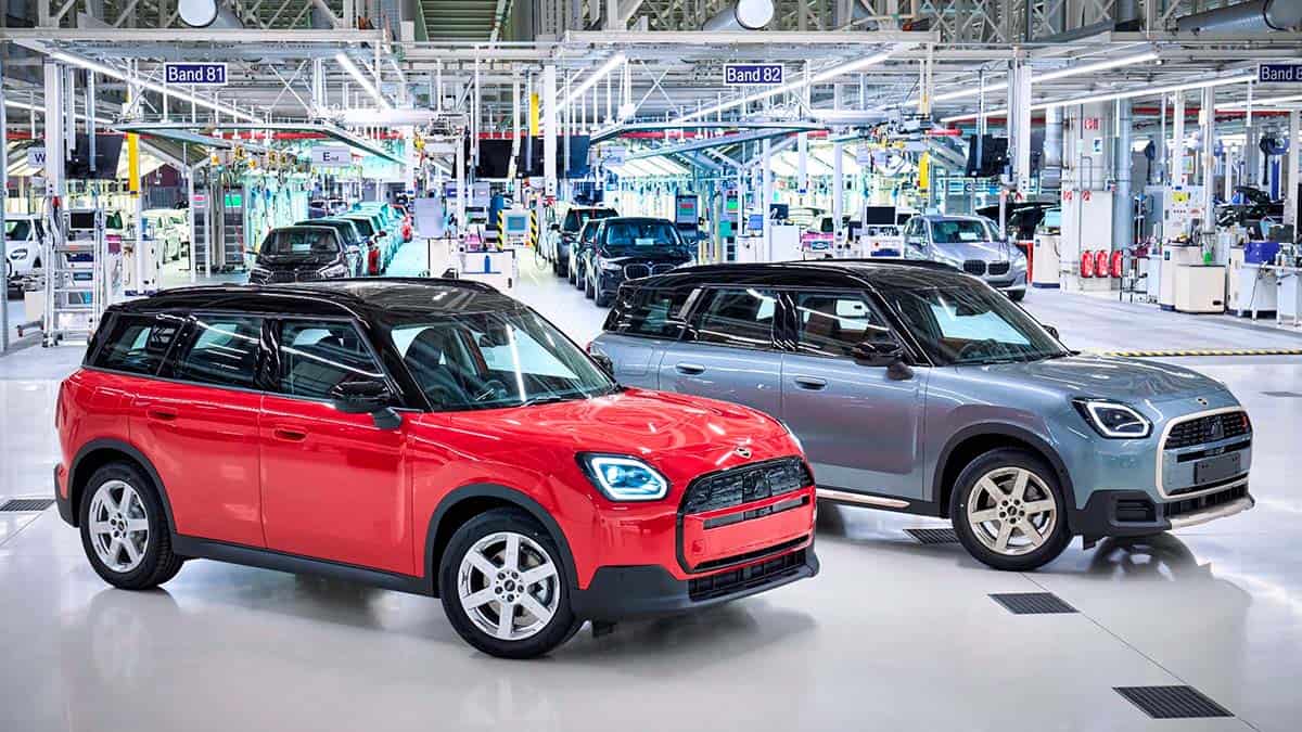 El Mini Countryman eléctrico ya se está fabricando en la planta de Leipzig