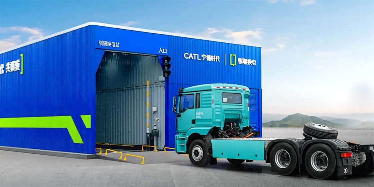 Los intercambios de batería para camiones ya están aquí