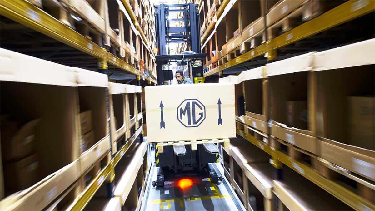 MG ya tiene su primer almacén de recambios en España