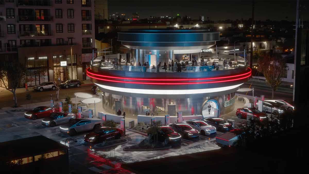 Esto seguro que no lo sabías: El restaurante de Tesla está construido con metal reciclado de la Cybertruck