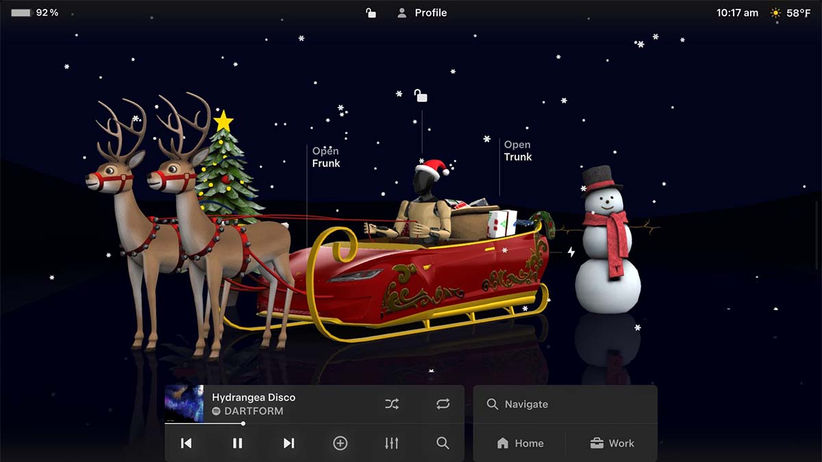 Tesla Lanza su Actualización Navideña 2025: Todas las Novedades Detalladas