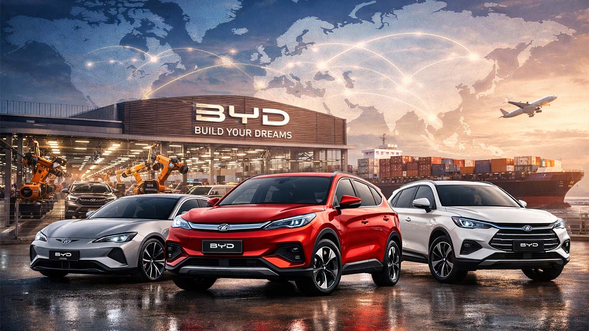 BYD supera a Ford y ya es el sexto mayor fabricante mundial de coches en 2025
