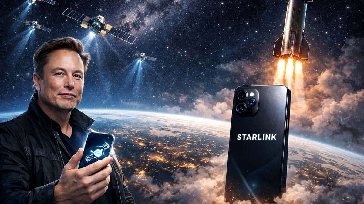 ¿El fin del iPhone? Elon Musk prepara un móvil de Starlink para conectarse directamente al espacio