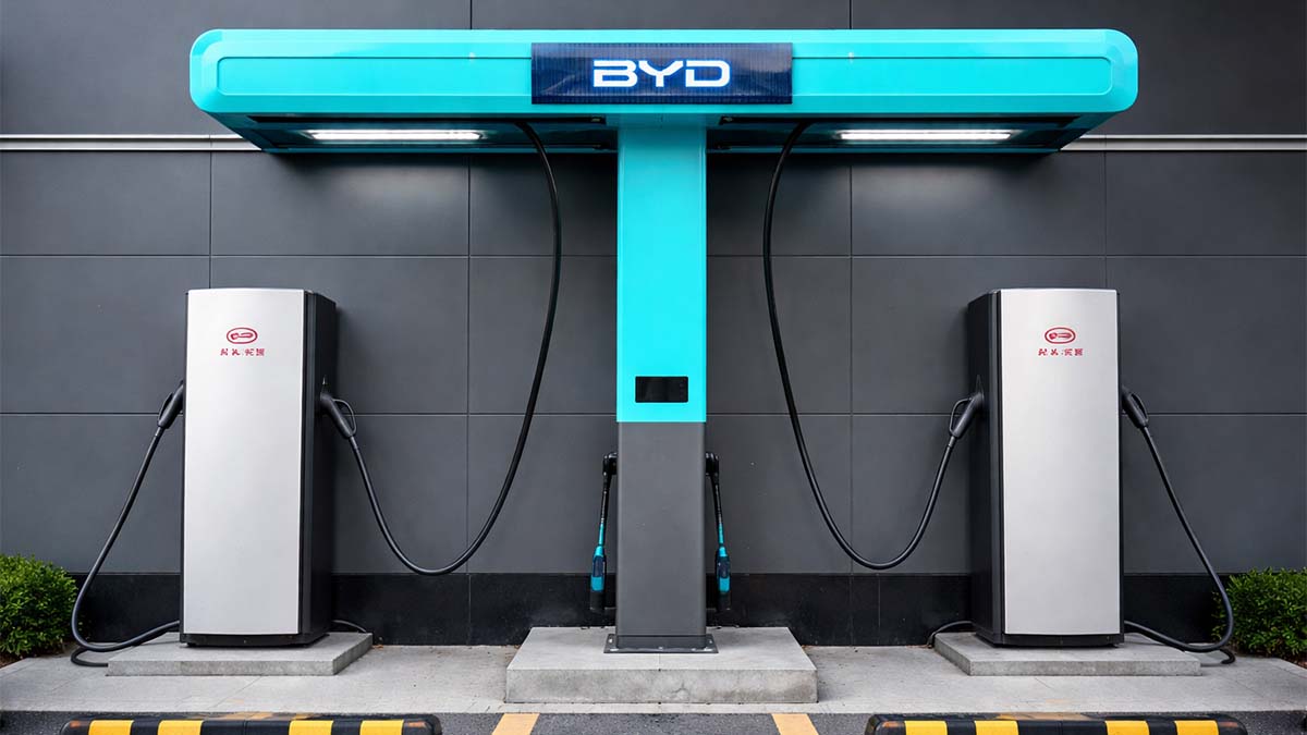 BYD acelera la recarga eléctrica: así funcionan sus nuevos cargadores Megawatt Flash Charging