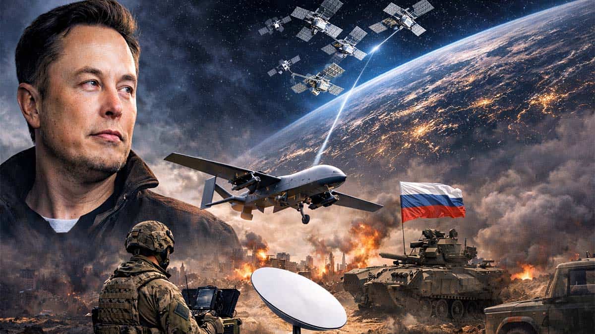 Elon Musk bloquea a Rusia: Starlink deja de funcionar en drones y ataques militares