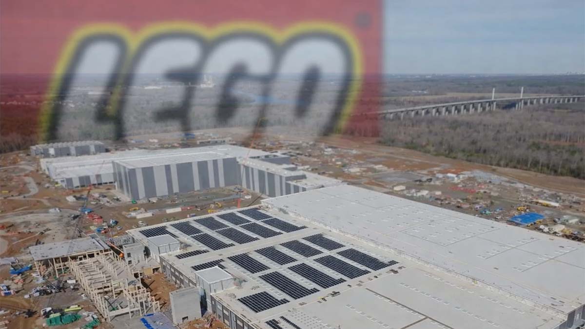LEGO impulsa su fábrica de Virginia con un gran parque solar para acercarse al 100% renovable