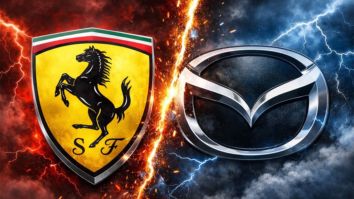 Mazda pone en aprietos a Ferrari y amenaza el nombre de su nuevo coche eléctrico