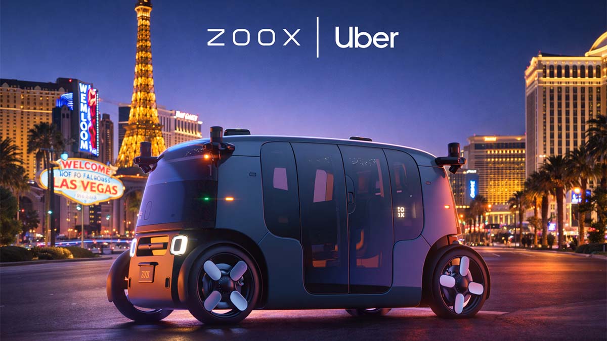 Uber integrará los robotaxis de Zoox en su app y debutarán este verano en Las Vegas