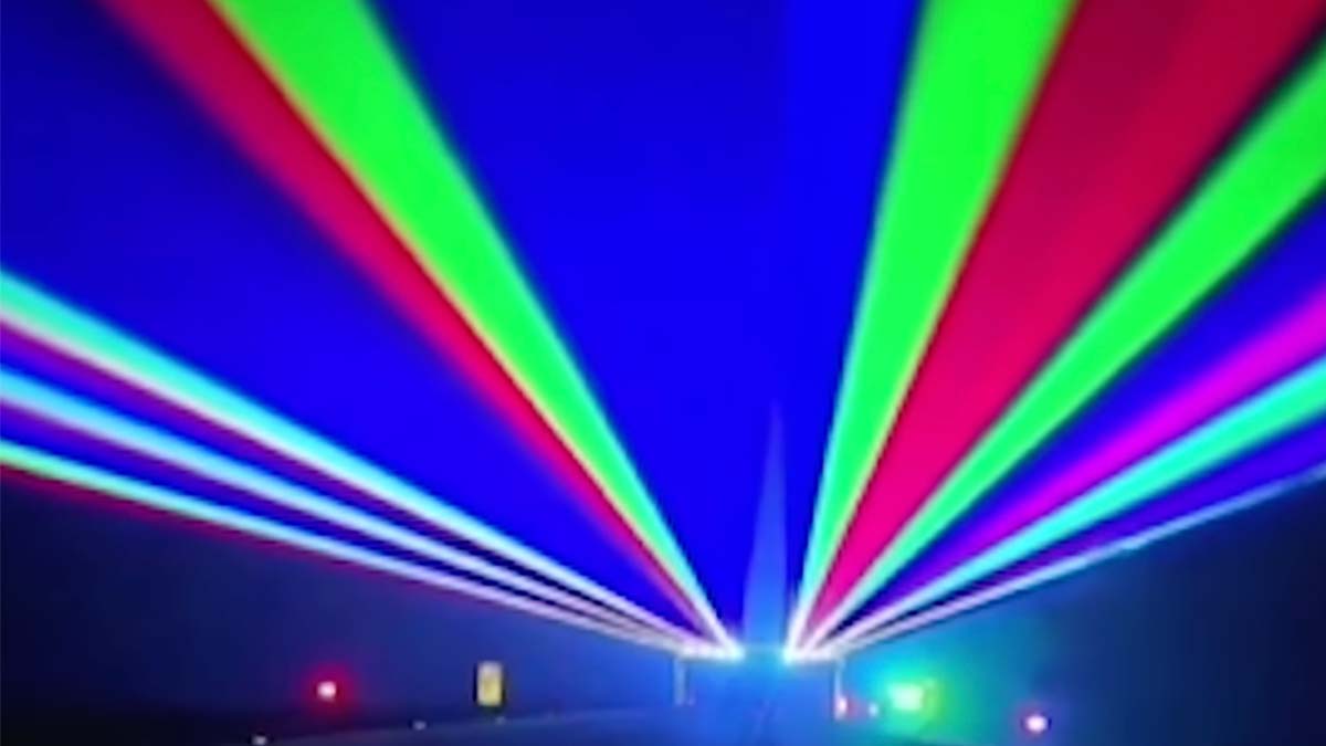 Rayos láser: La solución que usa China en las autopistas contra la fatiga