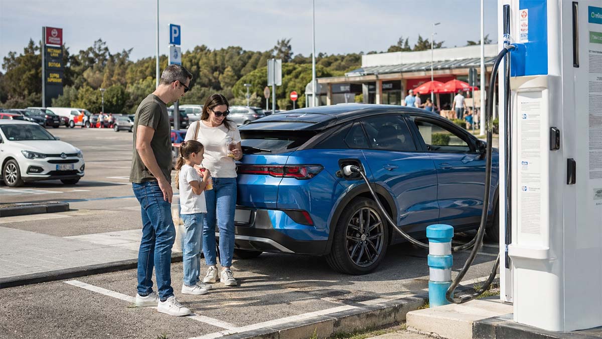 Puente de mayo en coche eléctrico: consejos para viajar sin atascos ni problemas de carga