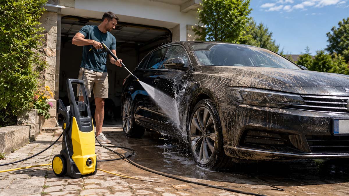 Lidl rebaja una hidrolimpiadora Kärcher ideal para lavar el coche en casa por 79,99 euros pero se va agotar pronto
