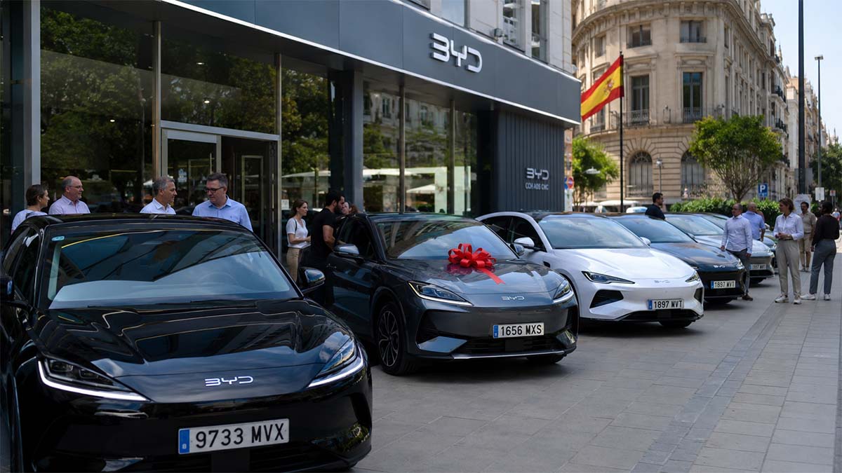 ¿Cuántos BYD se venden al día en España?