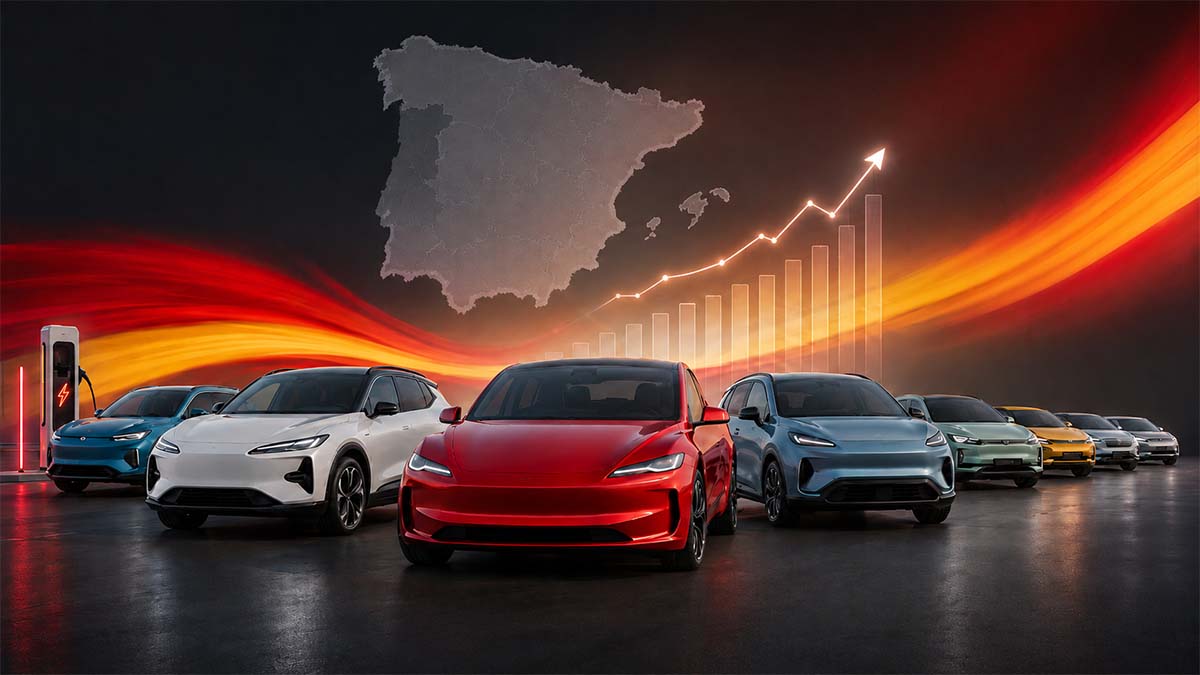 Los 10 coches eléctricos más vendidos en España en mayo de 2026