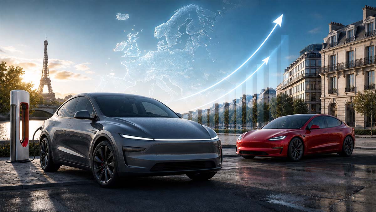 Tesla vuelve a crecer en Europa: el Model Y impulsa una fuerte recuperación en abril