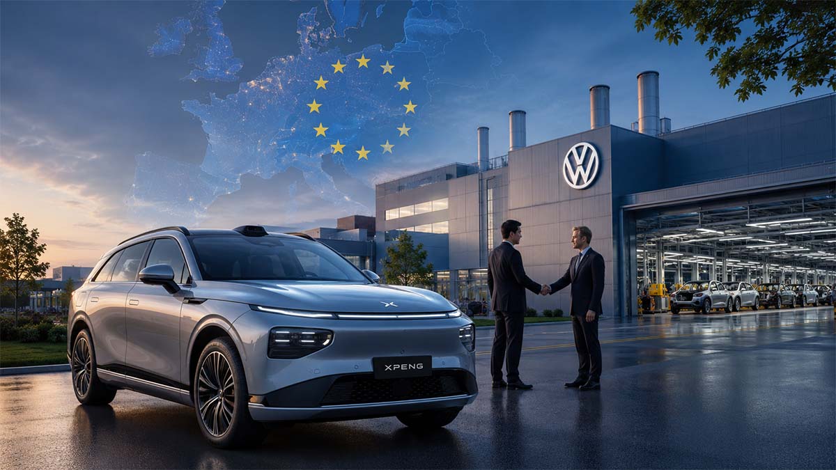 XPeng negocia con Volkswagen una fábrica en Europa para fabricar más coches eléctricos